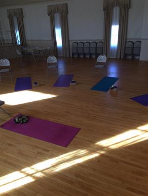 Morning Yoga at the Community Center